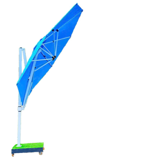 DÙ LỆCH TÂM NGHIÊNG XANH DƯƠNG