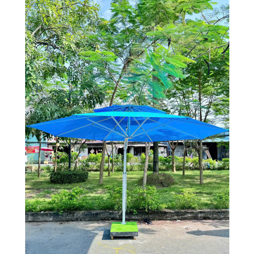 DÙ LỆCH TÂM TRÒN XANH DƯƠNG