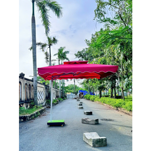 DÙ LỆCH TÂM VUÔNG ĐỎ