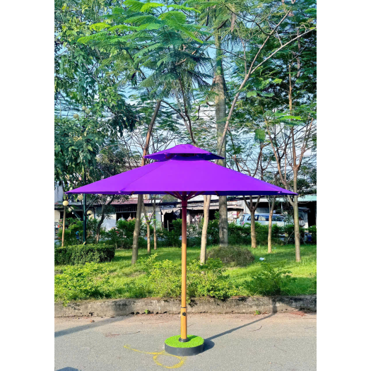DÙ ĐT 2 TẦNG VÂN GỖ TÍM CAO CẤP